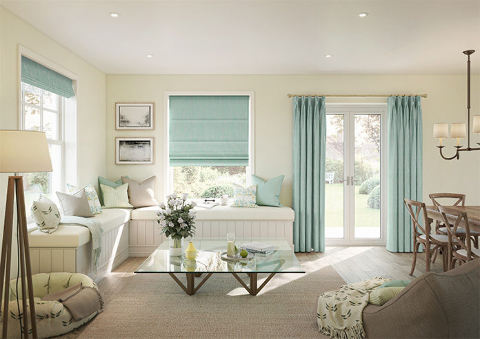 Cascade, Sea Breeze - Roman Blind - Image 8